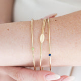 The Birthstone Bangle Heavy Weight