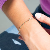 The Scattered Diamond Wavy Bangle