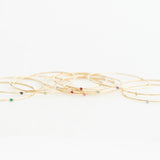 The Birthstone Bangle Heavy Weight