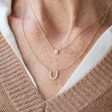 The Diamond Horseshoe Necklace