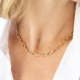 The Hammered Chain Link Necklace