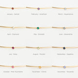 The Birthstone Bangle Heavy Weight
