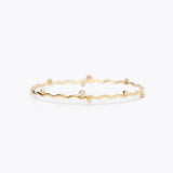 The Scattered Diamond Wavy Bangle