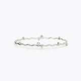 The Scattered Diamond Wavy Bangle