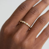 The Diamond Faceted Band - 7