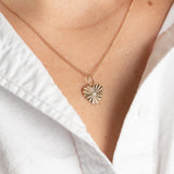 The Radiant Diamond Heart Pendant