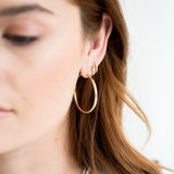 The Large Gold Hoops