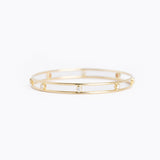 Ready to Ship - The Anniversary Bangle - 8 Diamonds