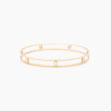 Ready to Ship - The Anniversary Bangle - 7 Diamonds