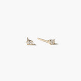The Mini Marquise Diamond Studs