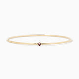 The Pink Tourmaline Birthstone Bangle