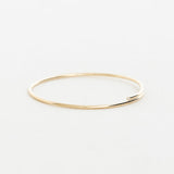 Ready to Ship - The Bypass Bangle Double Weight with Diamonds