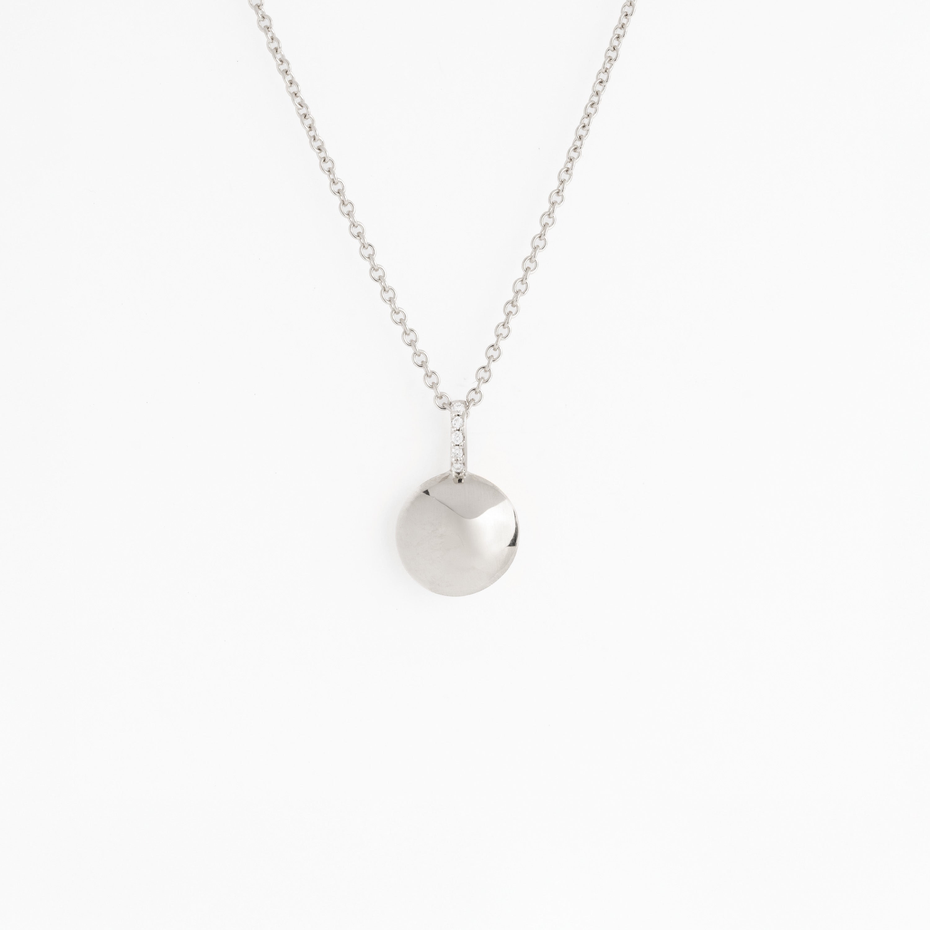 The Classic Diamond Puff Pendant