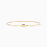 The Engraved Oval Bangle