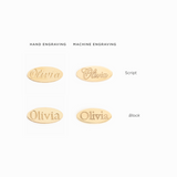 The Engraved Oval Bangle