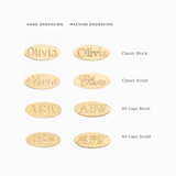 The Engraved Oval Bangle
