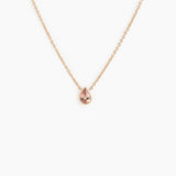 The Peach Sapphire Necklace