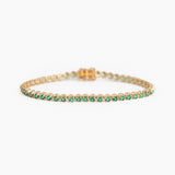 The Emerald Birthday Bracelet - M (7")