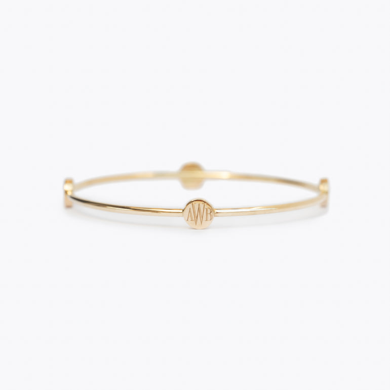 Windsor Gold Bangle Bracelet curated on LTK