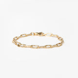 The Hammered Chain Link Bracelet