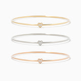 The Pavé Heart Bangle