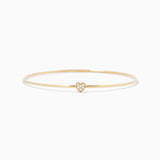 The Pavé Heart Bangle