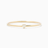 The Custom Heart Diamond Bangle