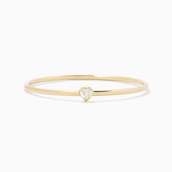 The Custom Heart Diamond Bangle – Yearly Co.