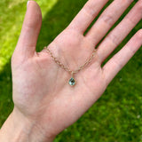 The Pear Green Sapphire Pendant