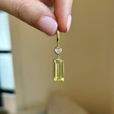The Yellow Beryl Earrings