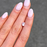 The Pastel Pink Oval Sapphire