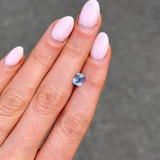 The Light Blue Emerald Cut Sapphire