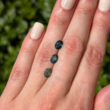 The Australian Teal Green Oval Sapphire
