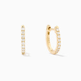 The Medium Diamond Hoops