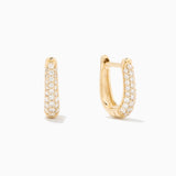 The Pavé Diamond Huggies