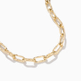 The Hammered Chain Link Necklace