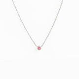 The Legacy Pink Tourmaline Birthstone Necklace