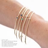 Ready to Ship - The Legacy Birthstone Bangle - Emerald / May