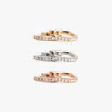The Medium Diamond Hoops
