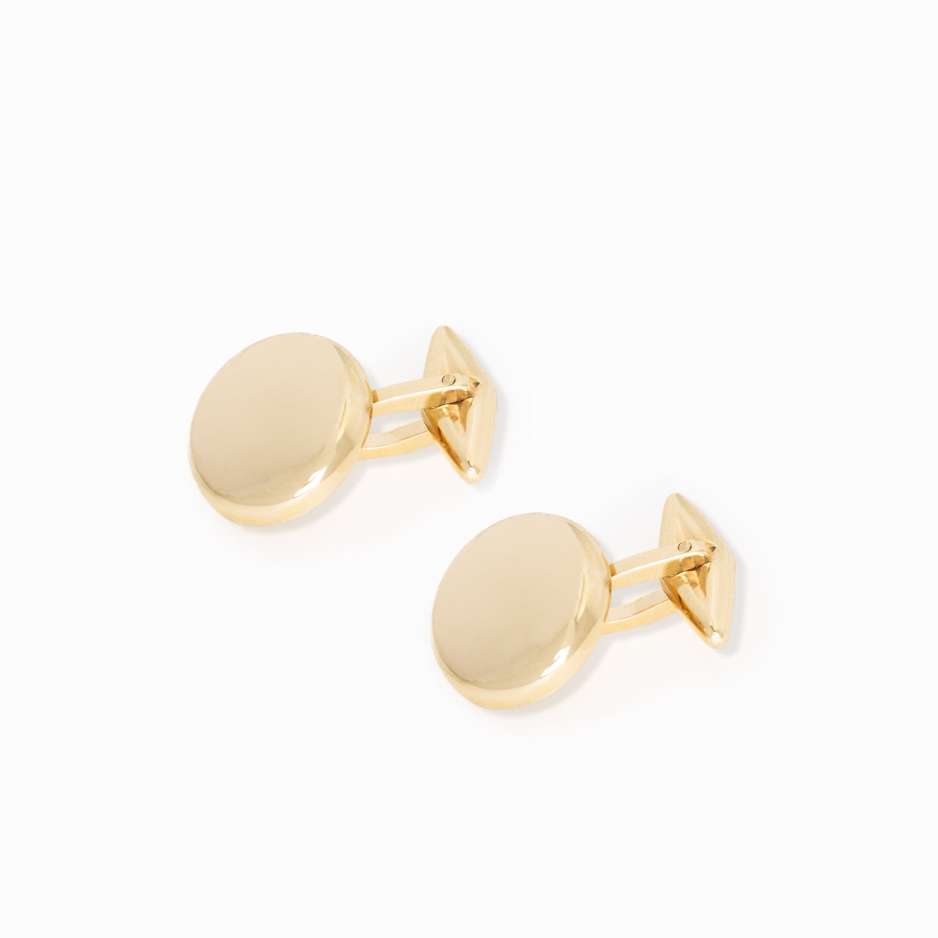 Pair of gold cufflinks 