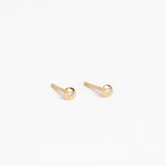 FREE GIFT |The Mini Diamond Studs | Spend $1000