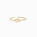 The Mini Toi et Moi Ring - Size 7