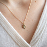 The Marquise Diamond Mini Oval Pendant