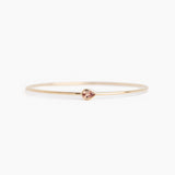 The Peach Sapphire Bangle - 7.75