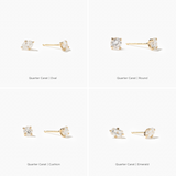 The Quarter Carat Prong Set Studs