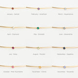 The Birthstone Bangle Double Weight