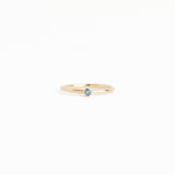 The Dainty Aquamarine Ring - 6.5