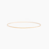 The Sample Thin Twist Bangle - 7.75, 8