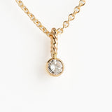 The Twist Bail Diamond Pendant