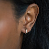 The 1/10 Carat Diamond Huggies